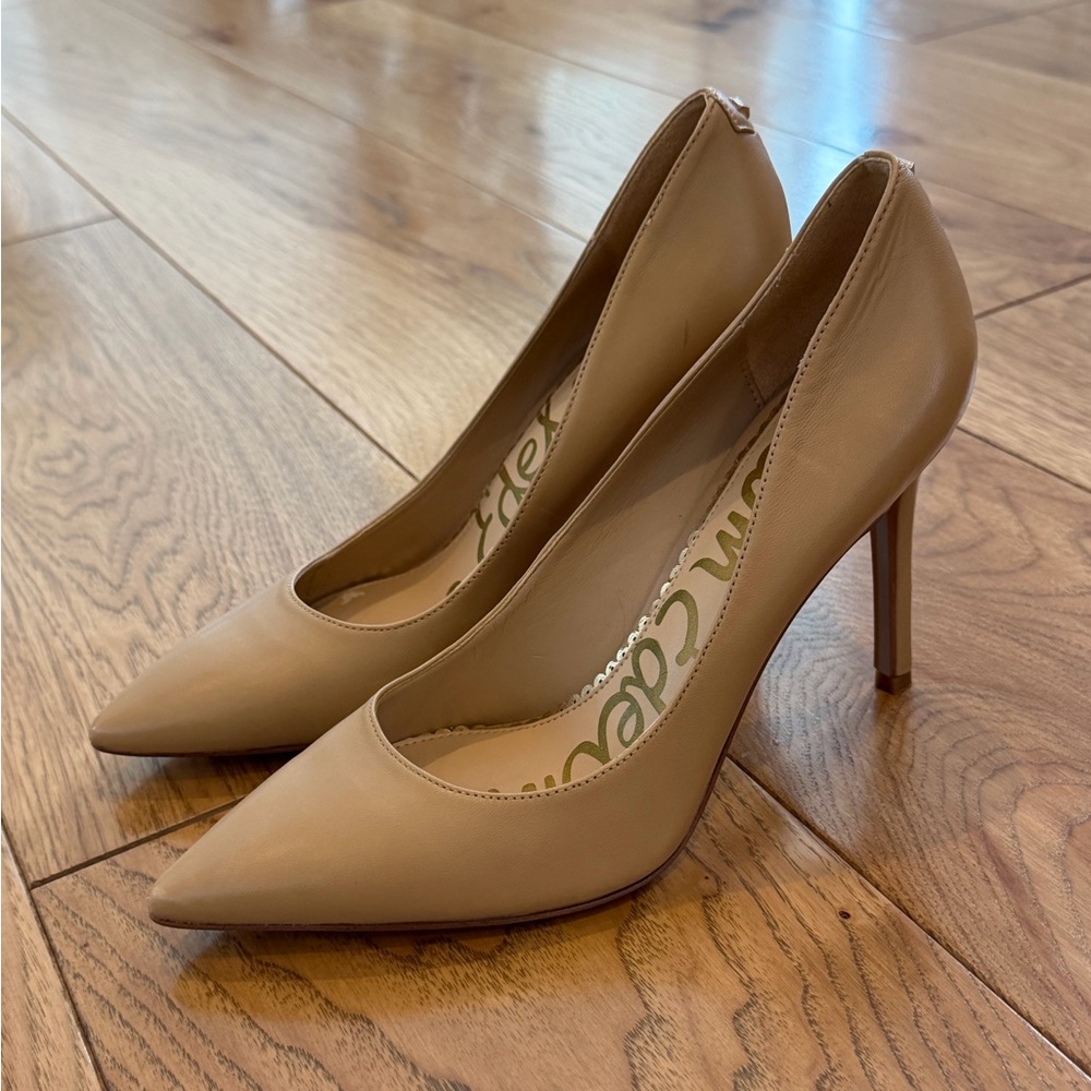 Sam Edelman Beige Stiletto Heels